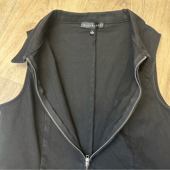 Blue Blush Black Sleeveless Mini Dress - Picture 7 of 8